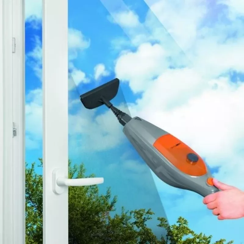 Portable steam cleaner CLATRONIC DR 3539 — 1500 W, 300 ml tank, 5.0 m cord, 30 min runtime