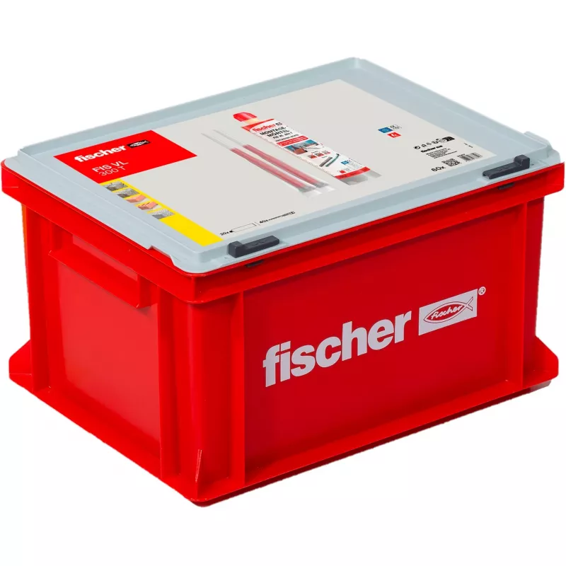 Injection mortar FISCHER FIS VL 300 T HWK G grey — 20 cartridges, 300 ml each