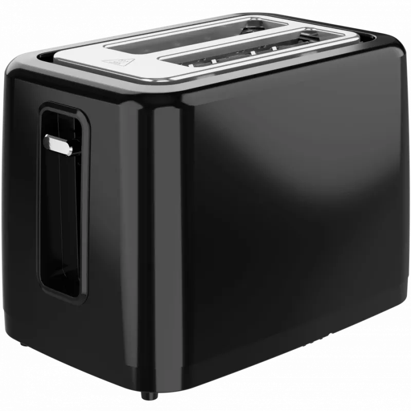 Electric Toaster, black, 220-240V, 50-60Hz, 780-930W, 2 slots, 3 modes, 7 browning levels