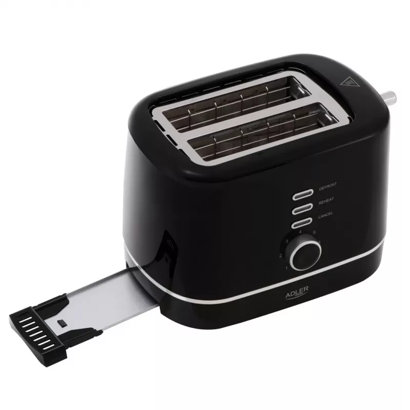 Adler AD 3224b Toaster with rack 7 browning levels black