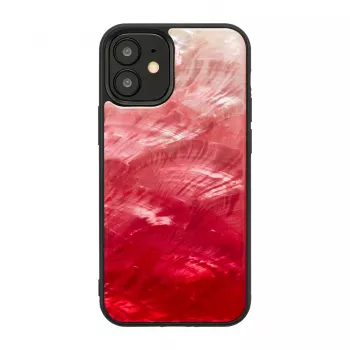 Protective phone case iKins for Apple iPhone 12 mini — Pink Lake with black accents