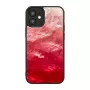 Protective phone case iKins for Apple iPhone 12 mini — Pink Lake with black accents