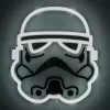 Wall-mountable LED neon light Paladone Stormtrooper model PP14595SWVN, decorative Star Wars lighting