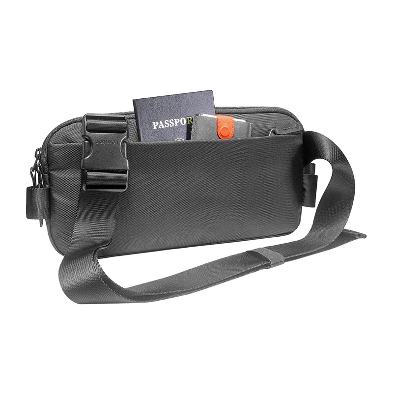 Shoulder bag Tomtoc Explorer-T21 S — compact carry for essentials, black