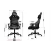 Huzaro Force 6.2 Grey Mesh gaming chair