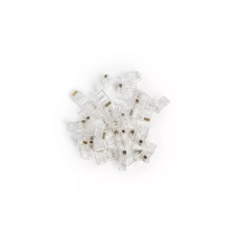 RJ45 Wire Connector Digitus X-ML-6U-EZ Transparent Male 100 pcs