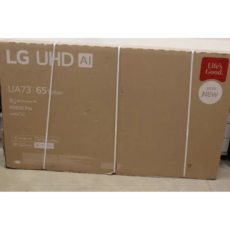 LED LCD TV LG 65UA73003LA 65 inch (165 cm) Smart TV webOS 25 UHD — damaged packaging