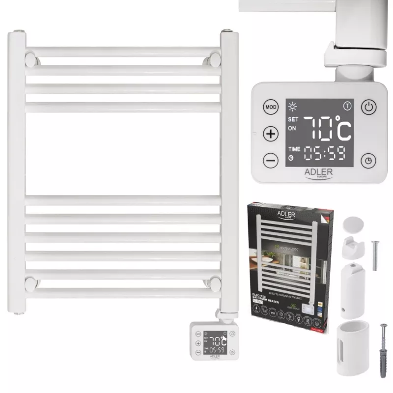 LED Electric Bathroom Radiator | AD 7823 | Radiator | 400 W | White | IP24