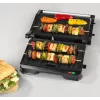 Electric 2-in-1 Health Grill Progress EK5854PVDE with non-stick plates and adjustable temperature
