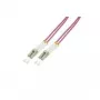 Logilink - Patch-Cable - LC Multi-Mode (M) - LC Multi-Mode (M) - 20 m - Fibre Optic - 50/125 micrometre - OM4 - Halogen-Free - heather violet (FP4LC20)
