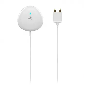 Flood sensor Tellur WiFi AAA White – wireless water leak detector, battery-powered (AAA)