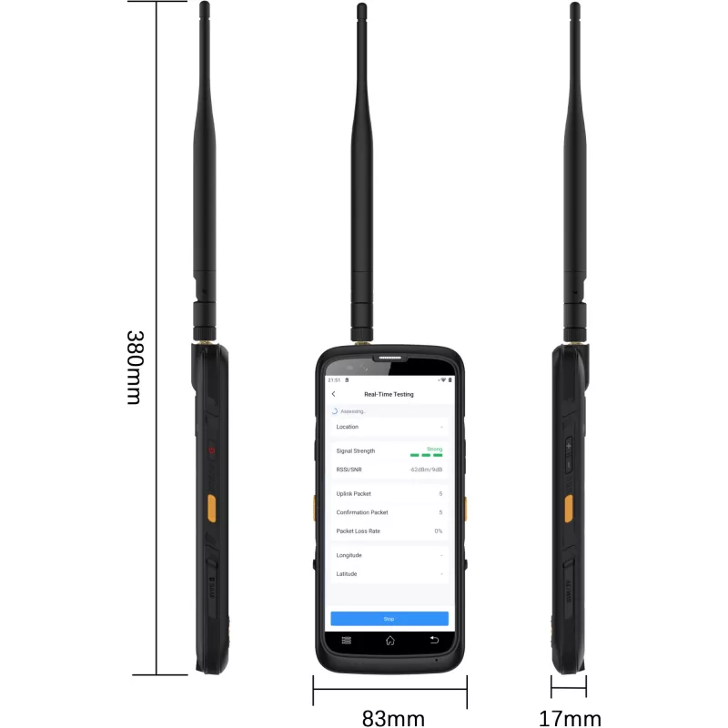 LoRaWAN Wi‑Fi Field Tester Milesight FT101-868M — model FT101-868M