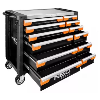 NEO TOOLS PRO Workshop Cabinet 12 Drawers 84-225 Heavy-Duty Steel Tool Storage