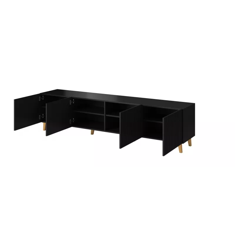 Cama RTV cabinet PAFOS 200x42x52 Black matt