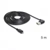 USB Cable DeLOCK USB 2.0 5m USB A Micro-USB B Black