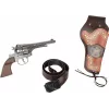 Gonher Metal revolver with holster and belt