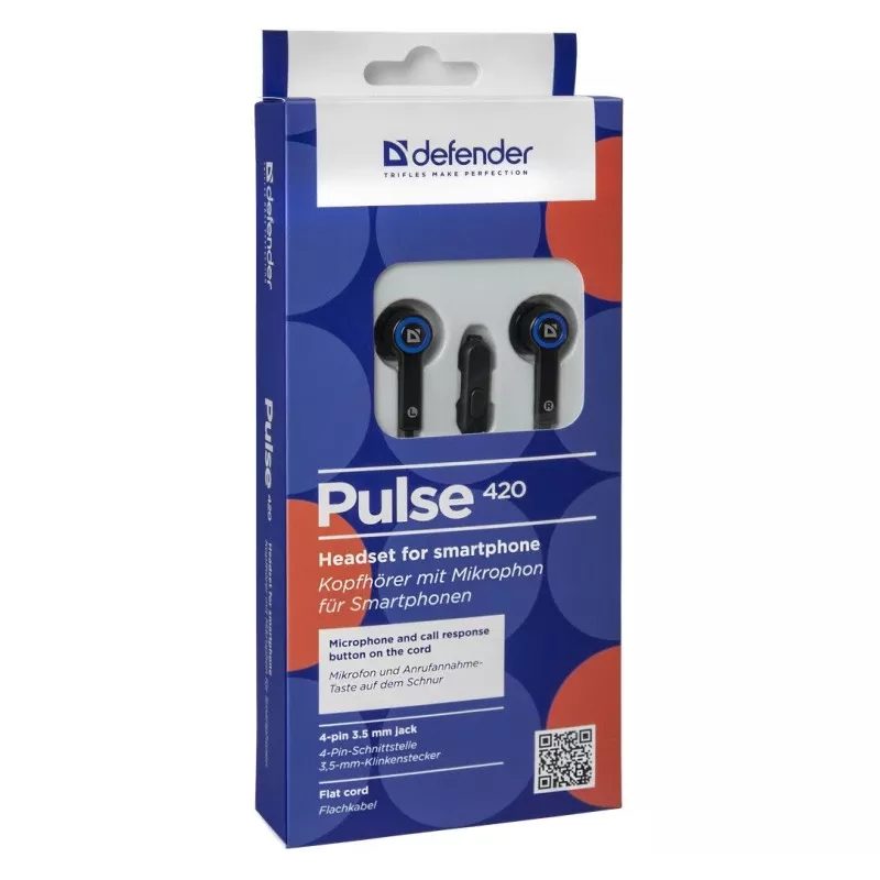 Wired earphone Defender PULSE 420