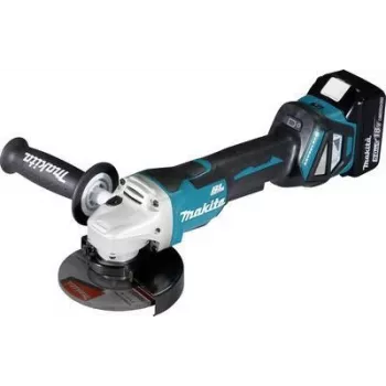 Makita DGA515RTJ - Angle Grinder - Cordless - 125 mm - 2 Batteries, Charger Included - 18 V