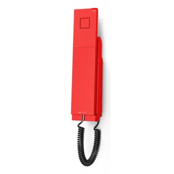 Analog telephone Snom E303 — wired handset, speakerphone, PoE support, red