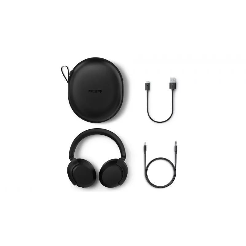Philips TAH8000EBK/00 headphones/headset Wireless Head-band Calls/Music USB Type-C Bluetooth Black