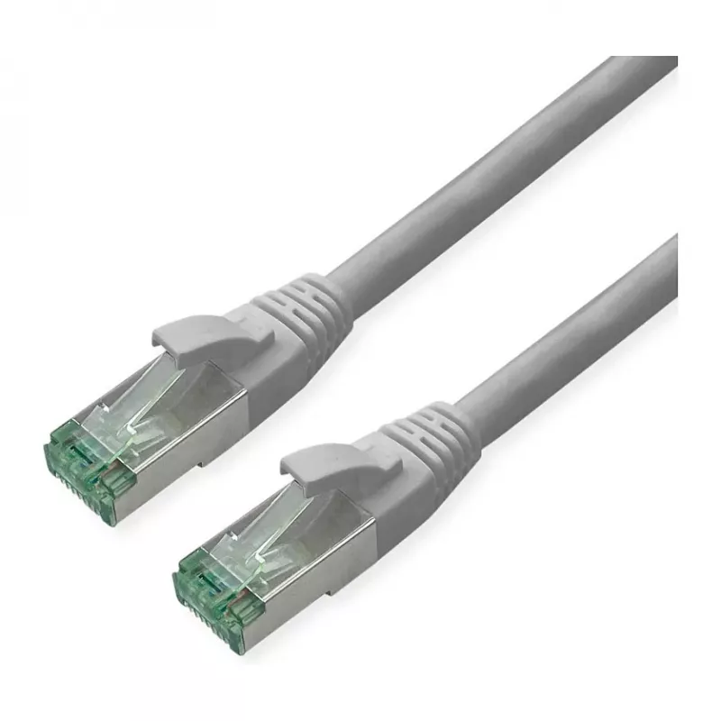 ROLINE RM Patch Cable Cat.6A S/FTP (PiMF), Grey, 0,3 m