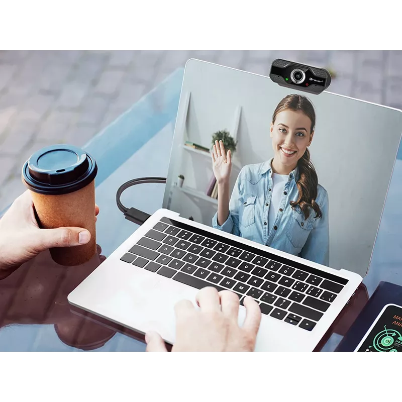 Webcam Tracer WEB007 2 MP 1920 x 1080 pixels USB 2.0 Black
