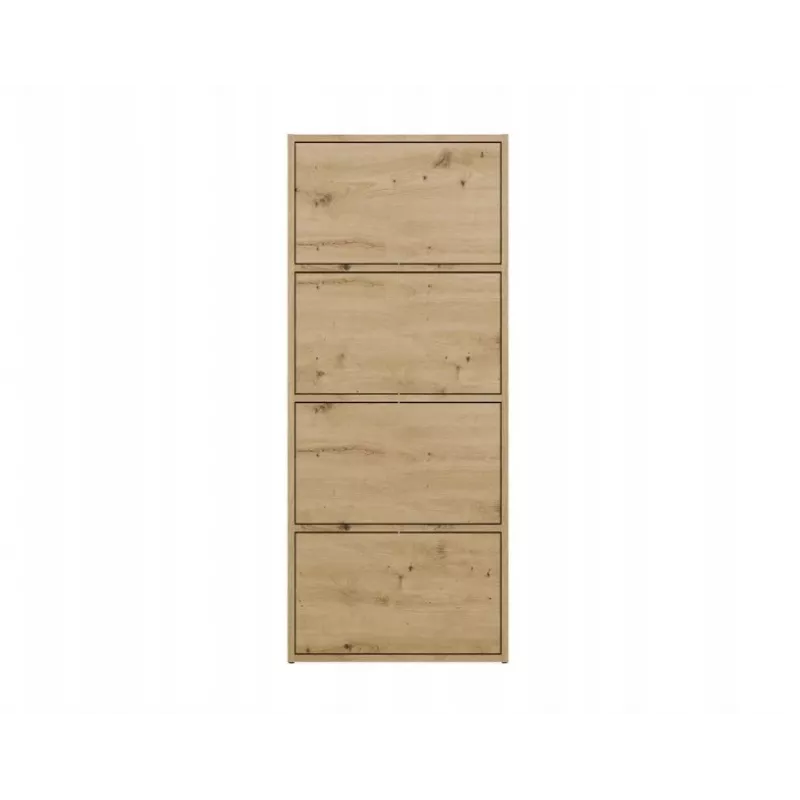 ALMA CHEST OF DRAWERS, ANTHRACITE/ARTISAN OAK