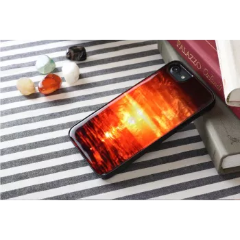 Protective phone case iKins for Apple iPhone 8 / 7 — Sunset Black