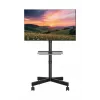 Gembird floor TV stand with caster wheels (tilt) for 32 inch–55 inch, VESA 100x100–400x400, max load 30 kg, black