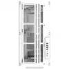 Thermaltake AX500 Grand Tour E-ATX case with glass panel (White)
