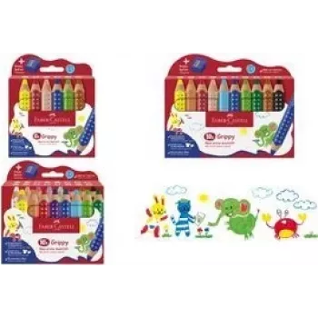 Colour pencil Faber-Castell 110636 Multicolour 10 pcs Child