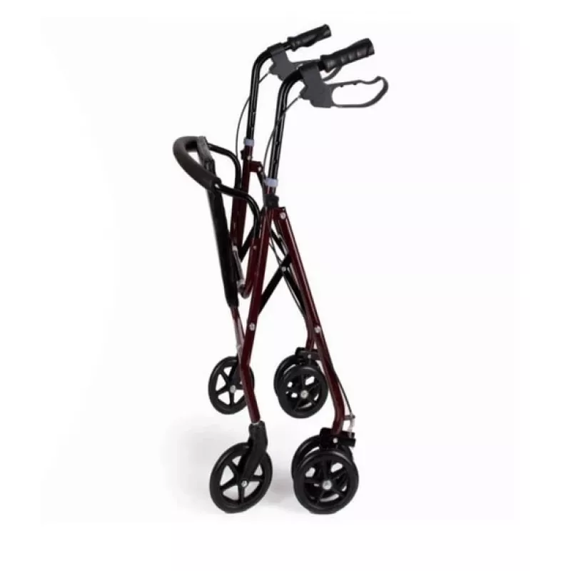 Four-wheel walker with seat function