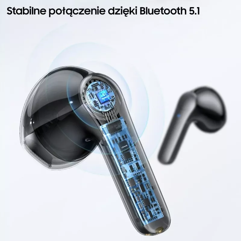 Headphones USAMS TWSXH Series Dual Mic Wireless Blue/Blue BHUXH03