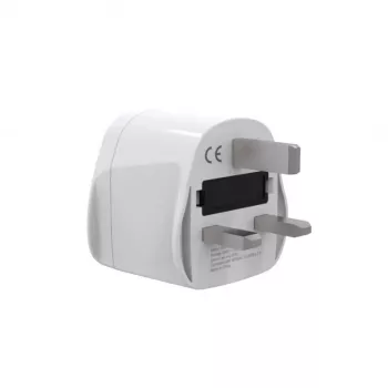 Power adapter GEMBIRD A-AC-UKMINTF — UK Type G plug to IEC C13 inlet, 15A