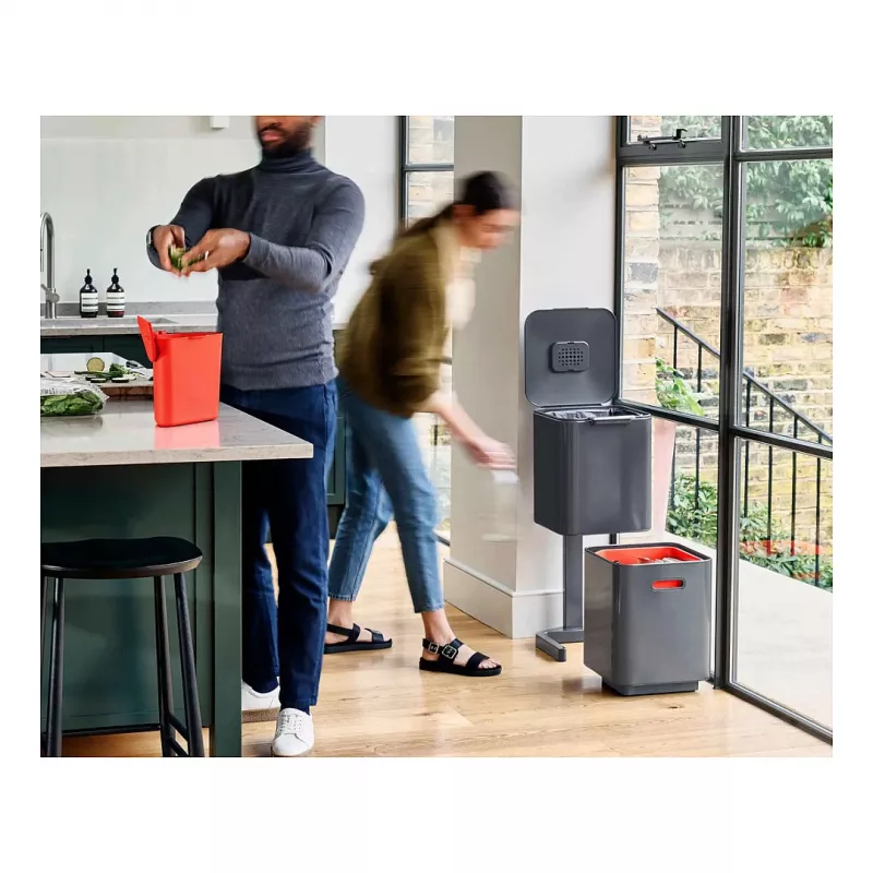 Joseph Joseph Waste Bin Totem 40 L graphite