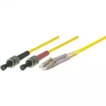 Tecline exertis Connect - Patch-Cable - ST Einzelmodus (M) to LC Single-Modus (M) - 3 m - Fibre Optic - 9/125 micrometre - OS2 - Yellow (39989403)