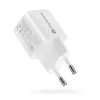 Wall charger everActive SC-330Q with 1x USB-A and 1x USB-C ports, 20W, white