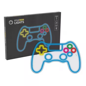 Wired USB Gamepad MANTA SNL63MT Neon Lights — PC controller with USB connection