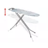 Full-size ironing board VILEDA Bravo Plus 143032 — adjustable height 80–97 cm, board 380×1200 mm, steel mesh top