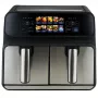 Hot air fryer ProfiCook PC-FR 1287 H — double 8 L, 2200 W, touch LED, black/stainless steel