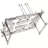 Open-frame benchtable Streacom BC1 V2 silver — ATX support, test and build platform
