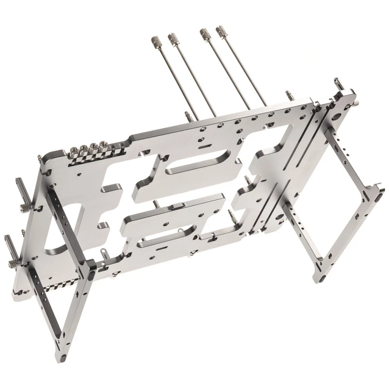 Open-frame benchtable Streacom BC1 V2 silver — ATX support, test and build platform