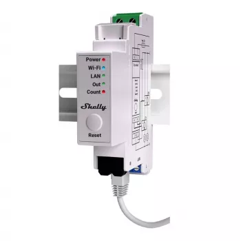 Current meter Shelly Pro EM 50A with two 50A terminals, energy monitoring device