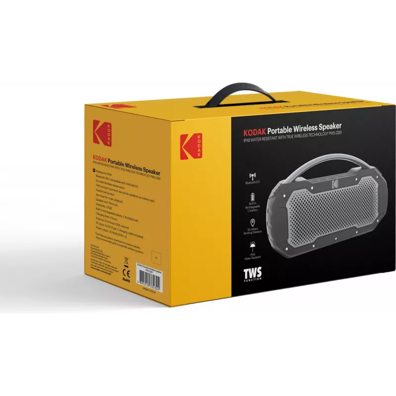 Portable Speaker Kodak PWS-2261, Black