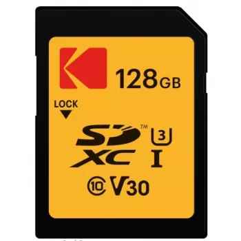 Kodak - Flash Memory Card - 128GB - UHS Class 3 / Class10 - 650x - SDXC UHS-I (EKMSD128GXC10HPRK)