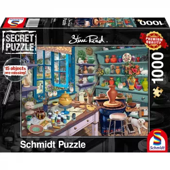 Steve Read: Secret Puzzles - artist studio (1000 Pieces)