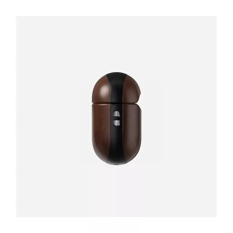 Case Nomad Modern Leather Case — leather, microfiber, polycarbonate, brown
