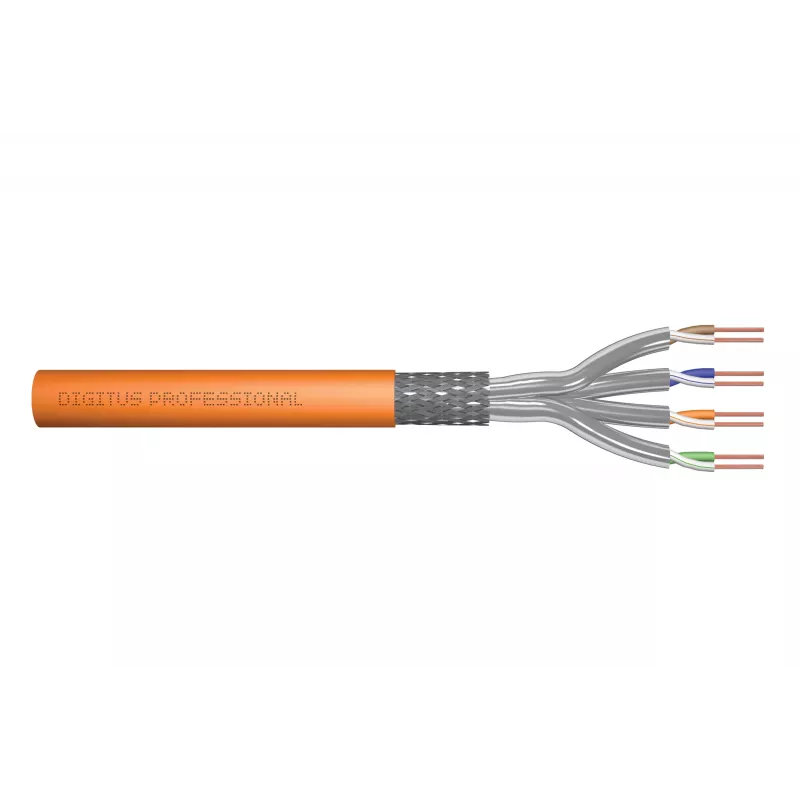 Network Cable Digitus Cat.7 S/FTP 500m Orange