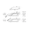 WHIRLPOOL Induction hob WL B4560 NE/W, 60cm, White