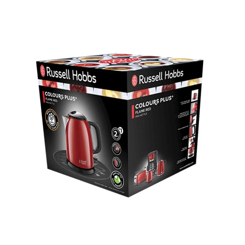 Electric kettle Russell Hobbs 1 L 2400 W Black Red